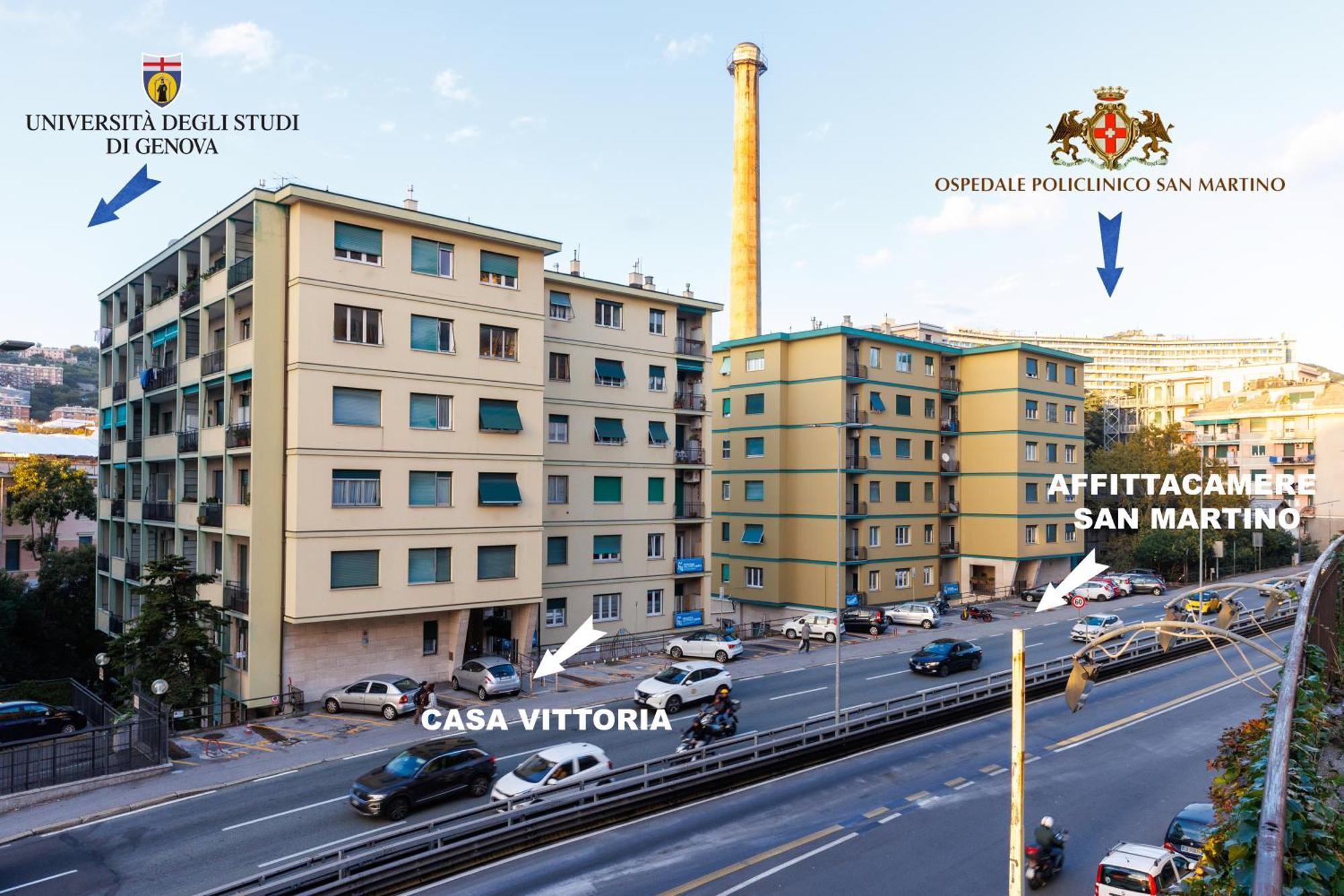 Casa Vittoria Di San Martino Affittacamere Genova Exterior foto
